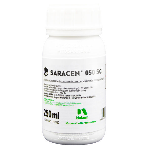 جديد مبيد الأعشاب الضارة Nufarm Saracen 050 Sc 0,25l