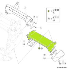 اوجير Claas 980/930 0013241440 لـ حصادة القمح Claas Jaguar 940