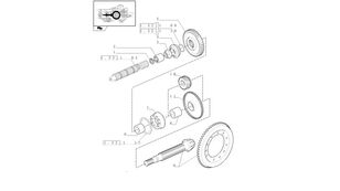 ترس علبة التروس z48 5171890 لـ جرار بعجلات New Holland T6010